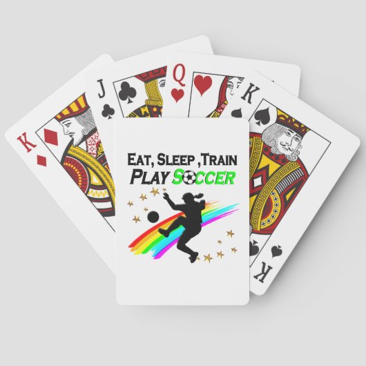 ESSEN, SCHLAFEN, SCHLAFEN, SPIELFALSCH SPIELKARTEN (Rückseite)