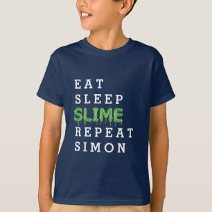 Essen, schlafen, schlucken, gooey T - Shirt wieder