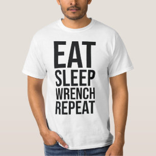 Essen, schlafen, schlüssel, wiederholen T-Shirt