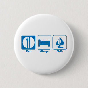 essen schlafen segeln button