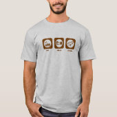 Essen. Schlafen. Skate. T-Shirt (Vorderseite)