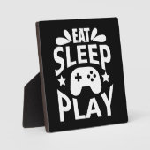 Essen, schlafen, spielen - Funny Video Gamer, Gami Fotoplatte (Vorderseite)