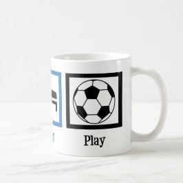 Essen schlafen spielen Fußball Kaffeetasse