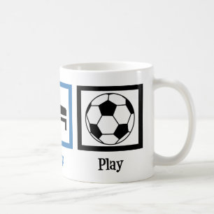 Essen schlafen spielen Fußball Kaffeetasse