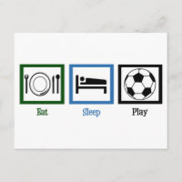 Essen schlafen spielen Fußball