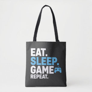 Essen Schlafen Spielen Wiederholen Lustiges Gamer- Tasche