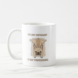 Essen Schlafen Sploot Lustiges Französische Bulldo Kaffeetasse