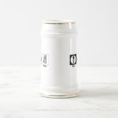 essen schlafen stil bierglas (Mittel)