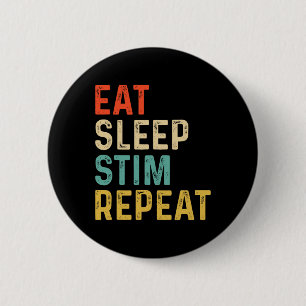 Essen Schlafen Stim Wiederholen Autismus-Bewusstse Button