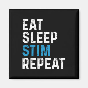 Essen Schlafen Stim Wiederholen Stimming Autismus- Magnet