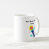 Essen, schlafen, Tanz K-Pop Kaffeetasse (VorderseiteRechts)