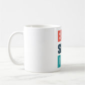 Essen, schlafen, tauchen kaffeetasse (Links)