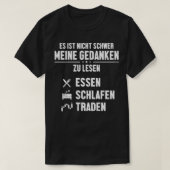 Essen Schlafen Traden Bull Bear Day Travers Stock T-Shirt (Design vorne)