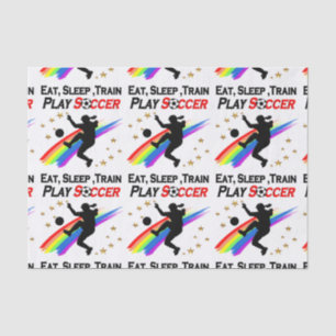 ESSEN, SCHLAFEN TRAIN PLAY FLACHER DEN GANZEN TAG SEIDENPAPIER