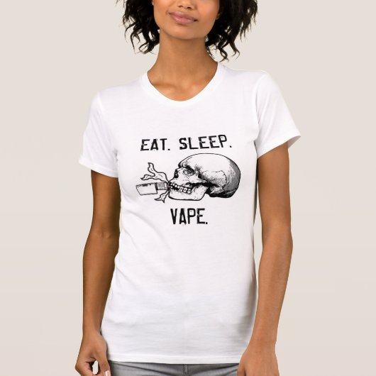 Essen. Schlafen. Vape. Pro Vaping T - Shirt (Vorderseite)