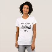 Essen. Schlafen. Vape. Pro Vaping T - Shirt (Vorne ganz)