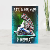 Essen, schlafen, vape und haben eine glückliche Ge