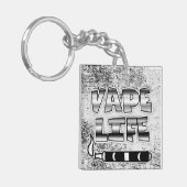 Essen. Schlafen. Vape. Vape Life. Pro Vaping T Schlüsselanhänger (Vorderseite links)