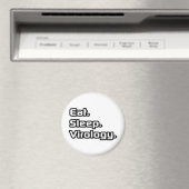 Essen. Schlafen. Virologie. Magnet (In Situ (Geschirrspüler))