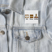 Essen Schlafen Waldmurmeltieren Button (Beispiel)