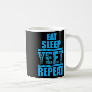 Essen Schlafen Yeet Wiederholen Vintage Kaffeetasse