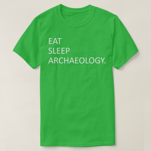 Essen schlafende Archäologie T-Shirt (Design vorne)