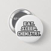 Essen schlafende Chemie Button (Vorne & Hinten)