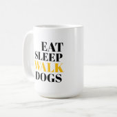 Essen schlafende Hunde Kaffeetasse (Vorderseite Links)