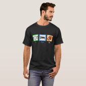 Essen Schlafenspiel Fußball T-Shirt (Vorne ganz)