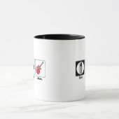 Essen Schlafmarmelade Gitarre Tasse (Zentrum)