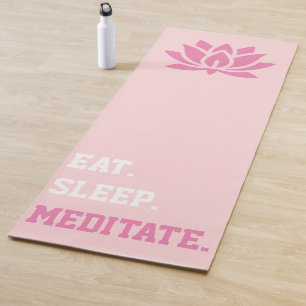 Essen Schlafmeditat Yogamatte