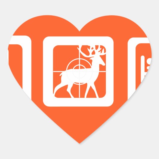 Essen Schlafsuche Herz-Aufkleber (Vorderseite)