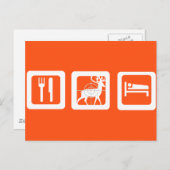 Essen Schlafsuche Postkarte (Vorne/Hinten)