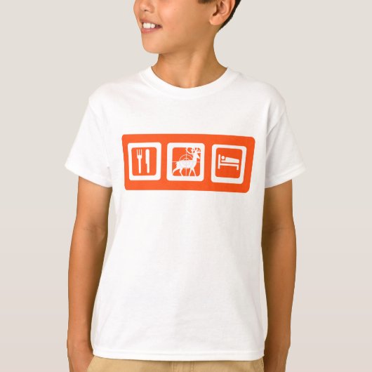 Essen Schlafsuche T-Shirt (Vorderseite)