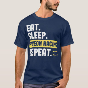 Essen Schlaftaube Racing Wiederholung 4 T-Shirt