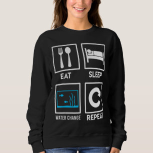Essen Schlafwasser ändern Wiederholen Aquarist Sal Sweatshirt