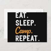 Essen Schlafzimmerlager Wiederholung Reisecamper N Postkarte (Vorne/Hinten)