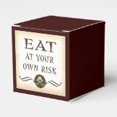 Essen Sie auf eigene Gefahr Halloween-Party Props Geschenkschachtel (Vorderseite)