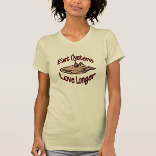 Essen Sie Austern-Liebe länger T-Shirt