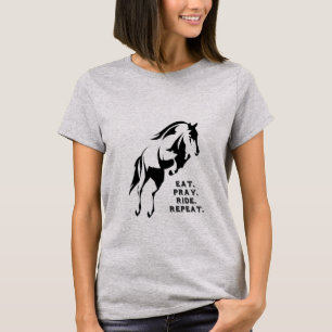 Essen Sie beten Fahrwiederholung T-Shirt