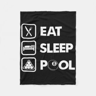 Essen Sie Billardmeisterschaft Fleecedecke