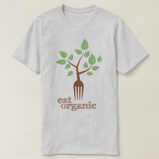 Essen Sie Bio T-Shirt (Design vorne)