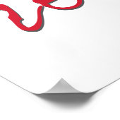 Essen Sie Bohnen nicht Beine Poster (Ecke)