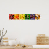 Essen Sie das Rainbow Erinnerung Poster (Küche)