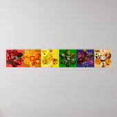 Essen Sie das Rainbow Erinnerung Poster (Vorne)