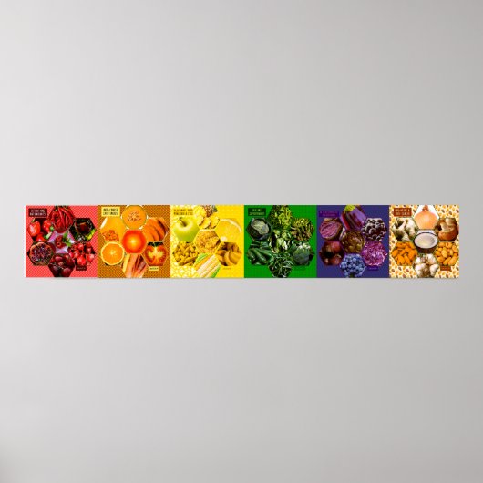 Essen Sie das Rainbow Erinnerung Poster (Vorne)