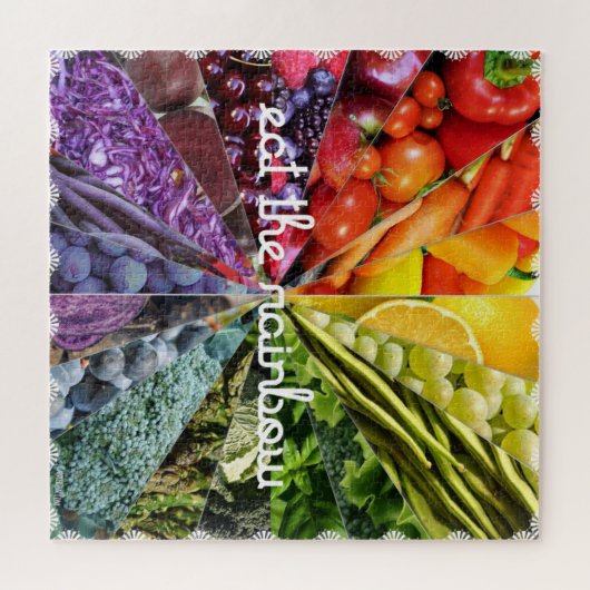 Essen Sie das Rainbow-Puzzle Puzzle (Horizontal)
