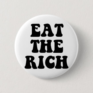 Essen Sie das reiche Occupy Wall Street Button
