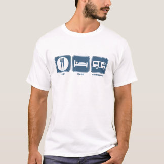 essen Sie den campervan Schlaf T-Shirt