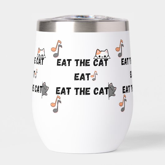 Essen Sie den Cat Funny (Vorderseite)